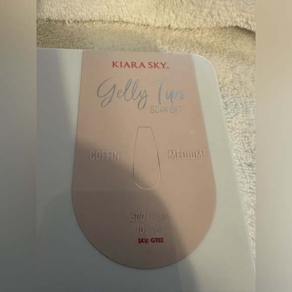 Kiara Sky- Gelly Tips- Medium Coffin 500 pieces, 10 sizes - Picture 6 of 9